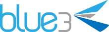 Blue3 Internet Logo